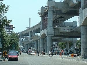 Block due to construction